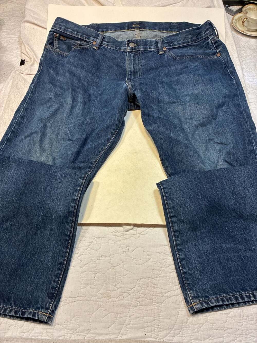 Polo Ralph Lauren Men's Blue Denim Jeans Size 38x30